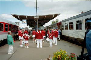 Reopening of train traffic to Niebüll 2000